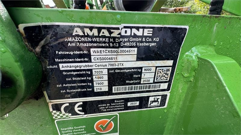 Amazone Cenius 7003 - 2TX Cenius 7003 m. så fordeler - Borona: 4 kép. Amazone Cenius 7003 - 2TX Cenius 7003 m. så fordeler - Borona: 4 kép.