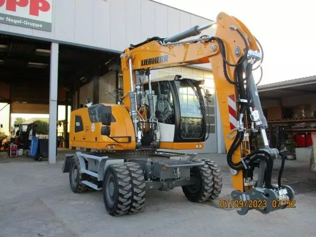 2023 Liebherr A 916 Litronic G6.0-D - Gumikerekes kotró: 1 kép. 2023 Liebherr A 916 Litronic G6.0-D - Gumikerekes kotró: 1 kép.