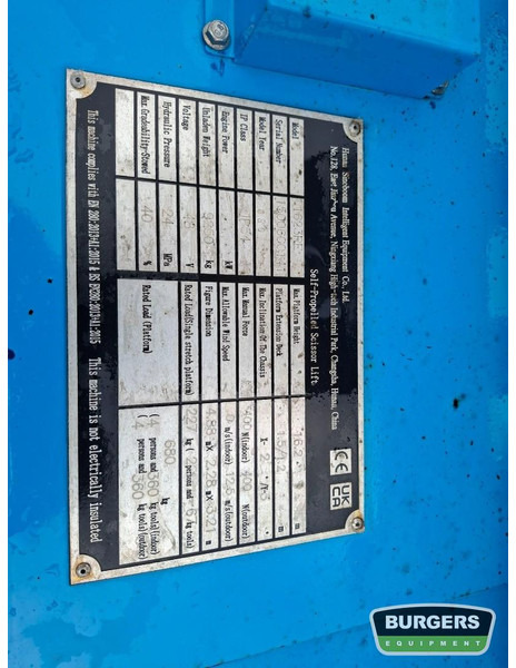 Sinoboom 5389RE 1623RE - Ollós emelő: 5 kép. Sinoboom 5389RE 1623RE - Ollós emelő: 5 kép.