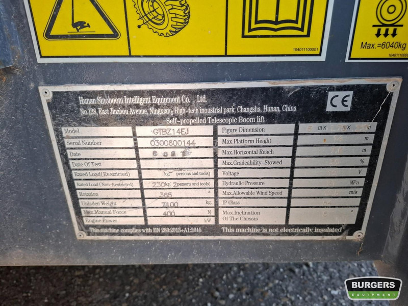 Sinoboom AB14EJ AB460EJ - Személyemelő: 5 kép. Sinoboom AB14EJ AB460EJ - Személyemelő: 5 kép.