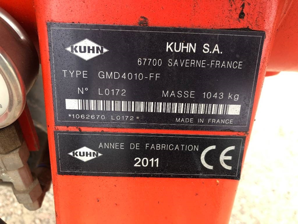 Kuhn GMD 4010 Dismantled: only spare parts - Fűkasza: 3 kép. Kuhn GMD 4010 Dismantled: only spare parts - Fűkasza: 3 kép.