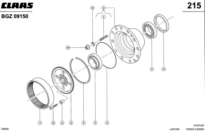 CLAAS Targo K70 Piasta Tylna Koła Kompletna 0011712880 6000103366 6000103357 - Szabadonfutó agy - Mezőgazdasági gépek: 2 kép. CLAAS Targo K70 Piasta Tylna Koła Kompletna 0011712880 6000103366 6000103357 - Szabadonfutó agy - Mezőgazdasági gépek: 2 kép.