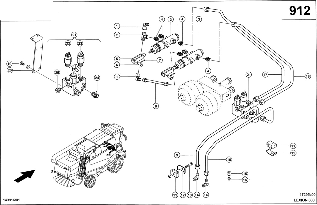 Claas Lexion 600 ZAWÓR HAMULCA 0006832990 (Przewody hydrauliczne, układ hamulcowy) - Fékszelep - Mezőgazdasági gépek: 1 kép. Claas Lexion 600 ZAWÓR HAMULCA 0006832990 (Przewody hydrauliczne, układ hamulcowy) - Fékszelep - Mezőgazdasági gépek: 1 kép.