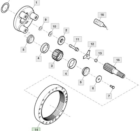 John Deere 6195R Mechanizm Różnicowy Wał Koło Koronowe Satelity R323474 R305542 R94897 R153611 - Erőátvitel - Mezőgazdasági gépek: 1 kép. John Deere 6195R Mechanizm Różnicowy Wał Koło Koronowe Satelity R323474 R305542 R94897 R153611 - Erőátvitel - Mezőgazdasági gépek: 1 kép.