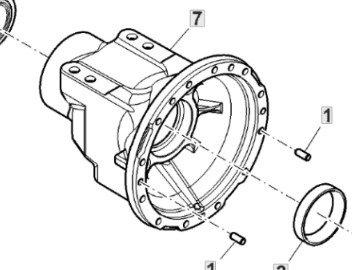 John Deere 6195R Obudowa Tylnej Osi Pochwa Zwolnica Zwrotnica R321765 - Véglehajtás - Mezőgazdasági gépek: 1 kép. John Deere 6195R Obudowa Tylnej Osi Pochwa Zwolnica Zwrotnica R321765 - Véglehajtás - Mezőgazdasági gépek: 1 kép.