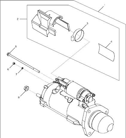 John Deere 9470RX - Rozrusznik regener. SE501862 (Silnik) - Indítómotor - Traktor: 1 kép. John Deere 9470RX - Rozrusznik regener. SE501862 (Silnik) - Indítómotor - Traktor: 1 kép.