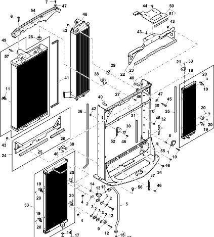 John Deere 9470RX - Skraplacz RE297792 (Napęd wentylatora i chłodnica) - Kondenzátor - Traktor: 1 kép. John Deere 9470RX - Skraplacz RE297792 (Napęd wentylatora i chłodnica) - Kondenzátor - Traktor: 1 kép.