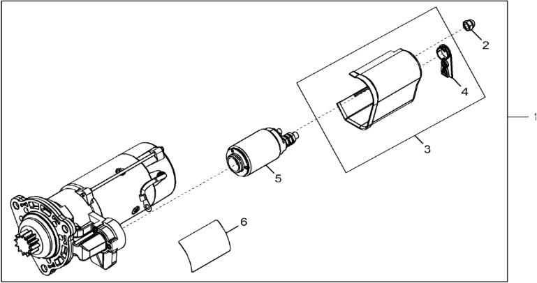 John Deere 9470RX - Zestaw rozrusznika RE540886 (Silnik) - Indítómotor - Traktor: 1 kép. John Deere 9470RX - Zestaw rozrusznika RE540886 (Silnik) - Indítómotor - Traktor: 1 kép.