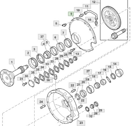 John Deere 9780CTS 9780HM 9780 CTS Napęd Główny Zwrotnica Zwolnica DE31747 DE31746 - Véglehajtás - Mezőgazdasági gépek: 1 kép. John Deere 9780CTS 9780HM 9780 CTS Napęd Główny Zwrotnica Zwolnica DE31747 DE31746 - Véglehajtás - Mezőgazdasági gépek: 1 kép.
