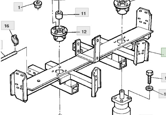 John Deere 9780CTS 9780HM 9780 CTS Rama Rozrzutnika Plew AH156686 CZĘŚCI - Keret/ Alváz - Mezőgazdasági gépek: 1 kép. John Deere 9780CTS 9780HM 9780 CTS Rama Rozrzutnika Plew AH156686 CZĘŚCI - Keret/ Alváz - Mezőgazdasági gépek: 1 kép.