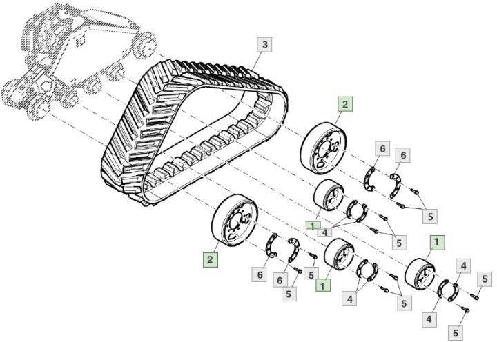 John Deere - koło gąsienicy napędu AXE48232 AXE25456 NOWE! - Lánctalp - Mezőgazdasági gépek: 1 kép. John Deere - koło gąsienicy napędu AXE48232 AXE25456 NOWE! - Lánctalp - Mezőgazdasági gépek: 1 kép.