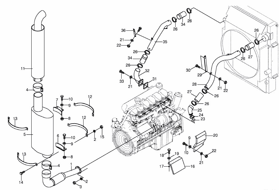 Krone Big M II - rura wydechowa tłumik tłumnik - Hangtompító - Mezőgazdasági gépek: 1 kép. Krone Big M II - rura wydechowa tłumik tłumnik - Hangtompító - Mezőgazdasági gépek: 1 kép.