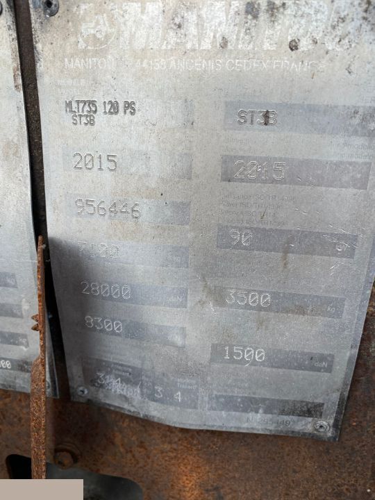Felni - Anyagmozgató gép Manitou MLT 735 - Felgi: 1 kép.