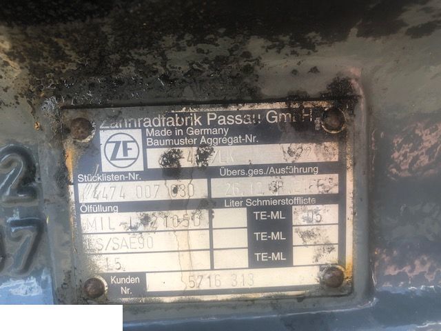 Most napędowy ZF AP-415/LK - Zwolnica Wkład Mostu - Véglehajtás - Mezőgazdasági gépek: 3 kép. Most napędowy ZF AP-415/LK - Zwolnica Wkład Mostu - Véglehajtás - Mezőgazdasági gépek: 3 kép.