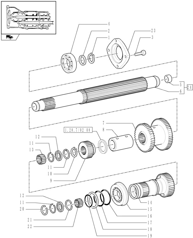 New Holland T6010 Koło zębate 3/4 and 5/6 speed driving gear 47126213 - Sebességváltó és alkatrészek - Traktor: 1 kép. New Holland T6010 Koło zębate 3/4 and 5/6 speed driving gear 47126213 - Sebességváltó és alkatrészek - Traktor: 1 kép.