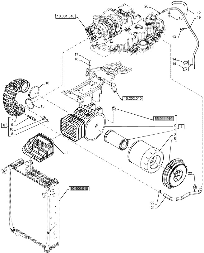 New Holland T6070 Rurka wlotu pow 47604284 - Légbeszívó cső - Traktor: 1 kép. New Holland T6070 Rurka wlotu pow 47604284 - Légbeszívó cső - Traktor: 1 kép.