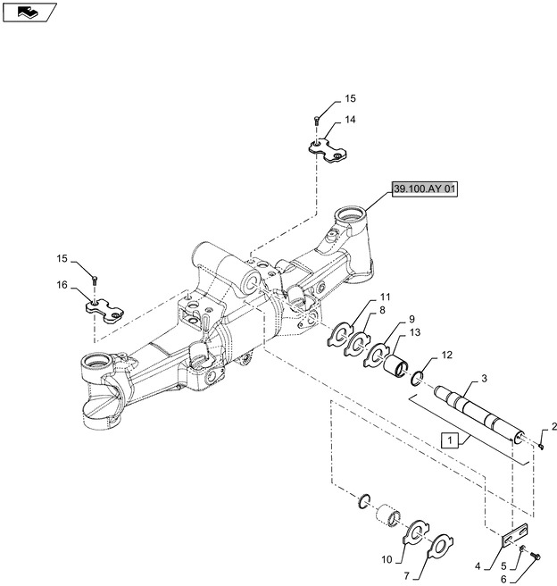 New Holland T6090 T6070 Pin assy. 60.26mm od x 510mm l 87400196 - Tengely és alkatrészek - Traktor: 1 kép. New Holland T6090 T6070 Pin assy. 60.26mm od x 510mm l 87400196 - Tengely és alkatrészek - Traktor: 1 kép.