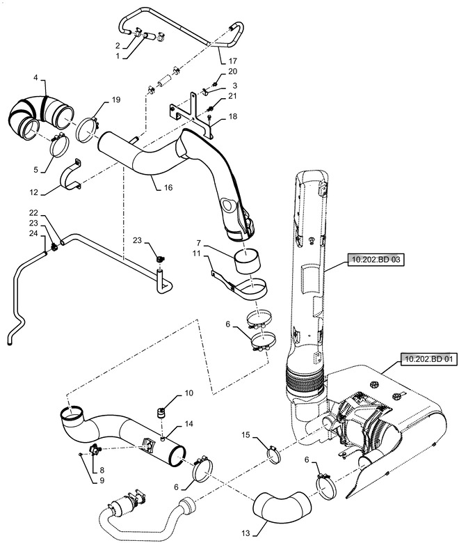 New Holland T6090 T6070 Przewod, wlotu powie 84286727 - Légbeszívó cső - Traktor: 1 kép. New Holland T6090 T6070 Przewod, wlotu powie 84286727 - Légbeszívó cső - Traktor: 1 kép.
