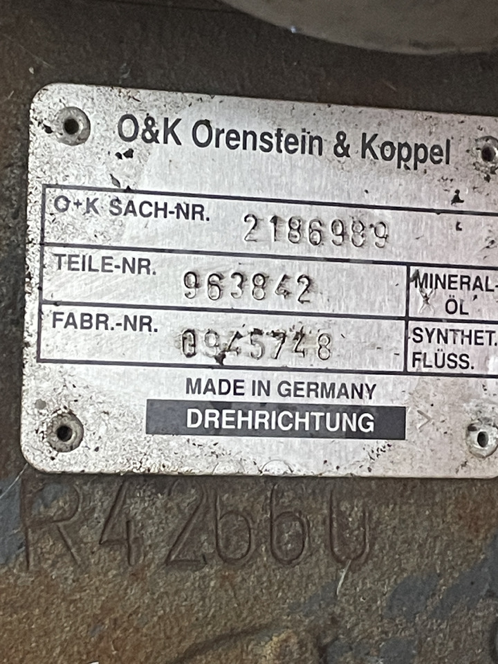 Pompa hydrauliczna O&K 2186989 963842 - Hidraulikus szivattyú - Mezőgazdasági gépek: 3 kép. Pompa hydrauliczna O&K 2186989 963842 - Hidraulikus szivattyú - Mezőgazdasági gépek: 3 kép.