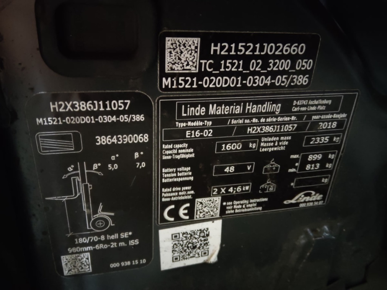 Linde E16-02 - Elektromos targonca: 2 kép. Linde E16-02 - Elektromos targonca: 2 kép.