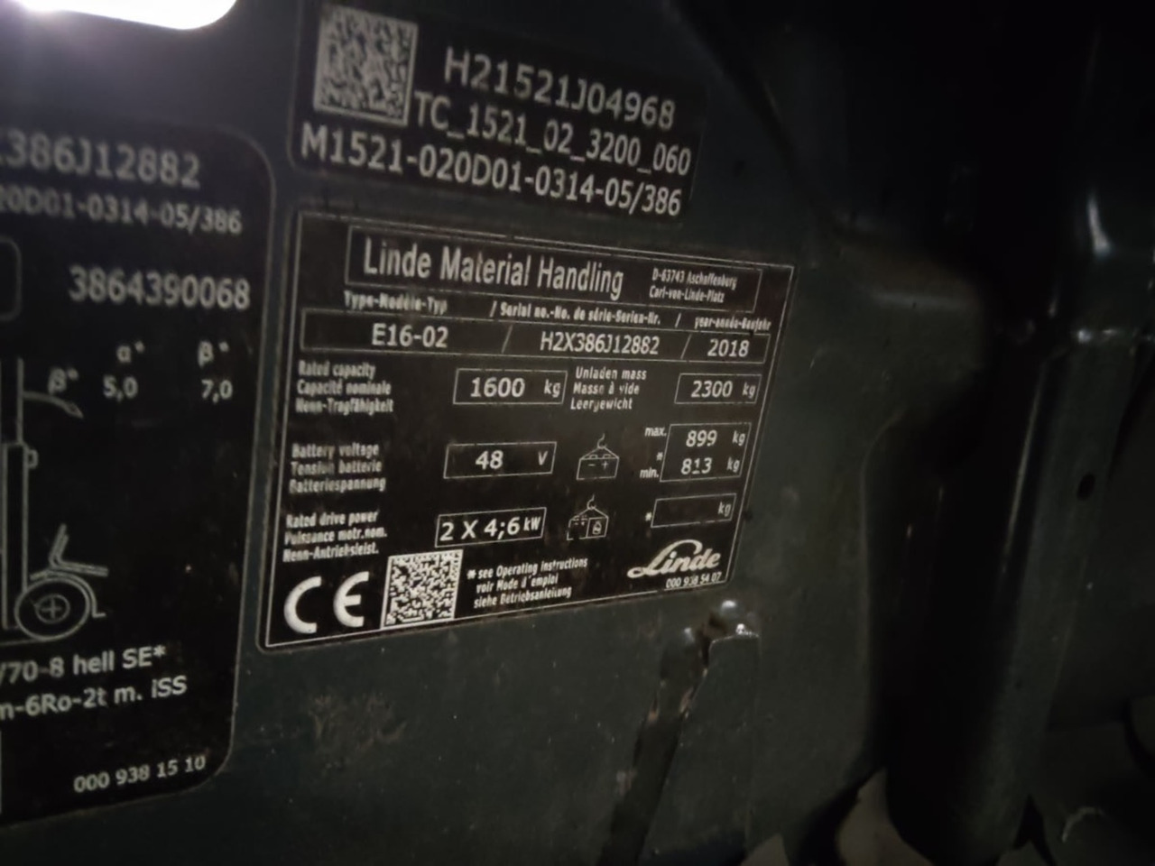 Linde E16-02 - Elektromos targonca: 2 kép. Linde E16-02 - Elektromos targonca: 2 kép.