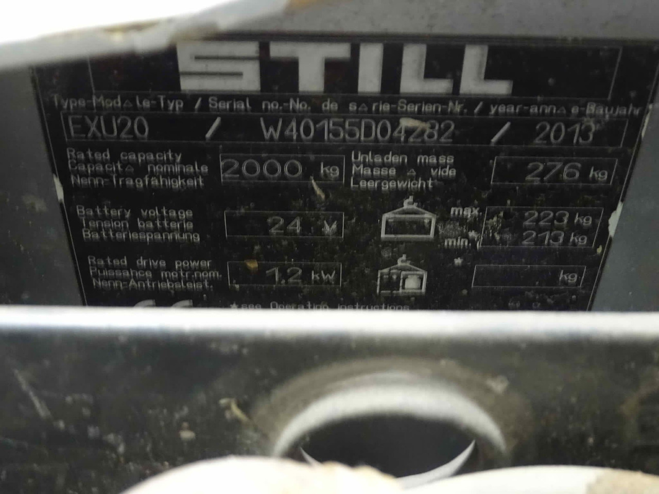 STILL EXU20 - Kézi raklapemelő: 2 kép. STILL EXU20 - Kézi raklapemelő: 2 kép.