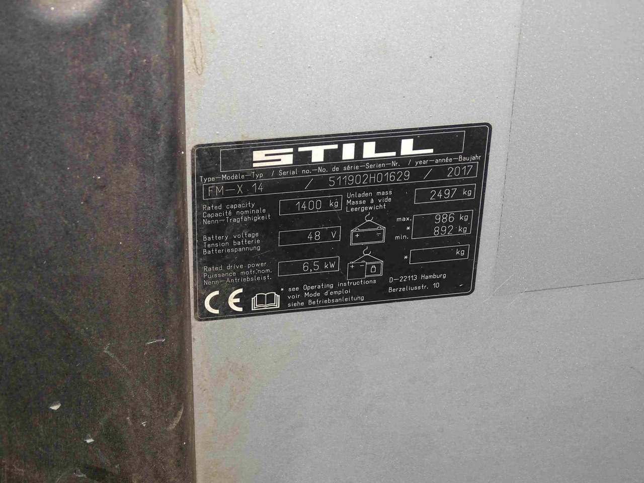 STILL FM-X14 - Tolóoszlopos targoncá: 2 kép. STILL FM-X14 - Tolóoszlopos targoncá: 2 kép.
