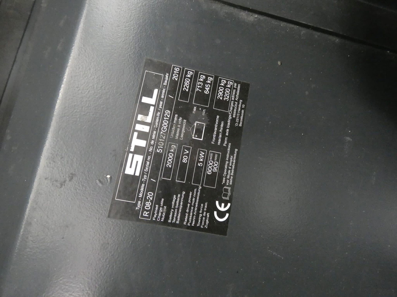 STILL R08-20 - Elektromos vontató: 2 kép. STILL R08-20 - Elektromos vontató: 2 kép.