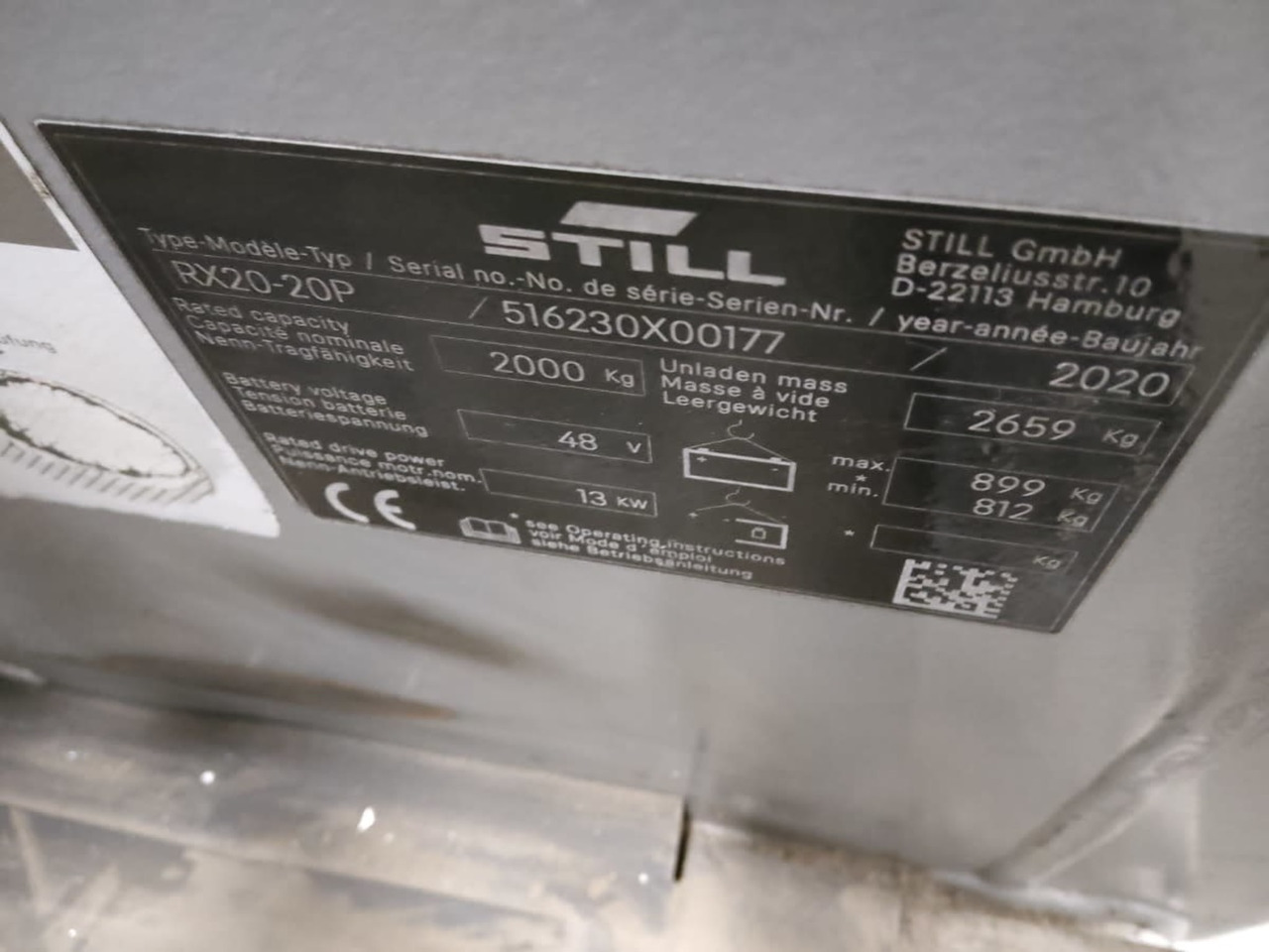 STILL RX20-20P - Elektromos targonca: 2 kép. STILL RX20-20P - Elektromos targonca: 2 kép.
