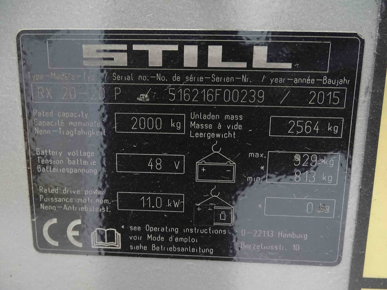 STILL RX20-20P - Elektromos targonca: 5 kép. STILL RX20-20P - Elektromos targonca: 5 kép.