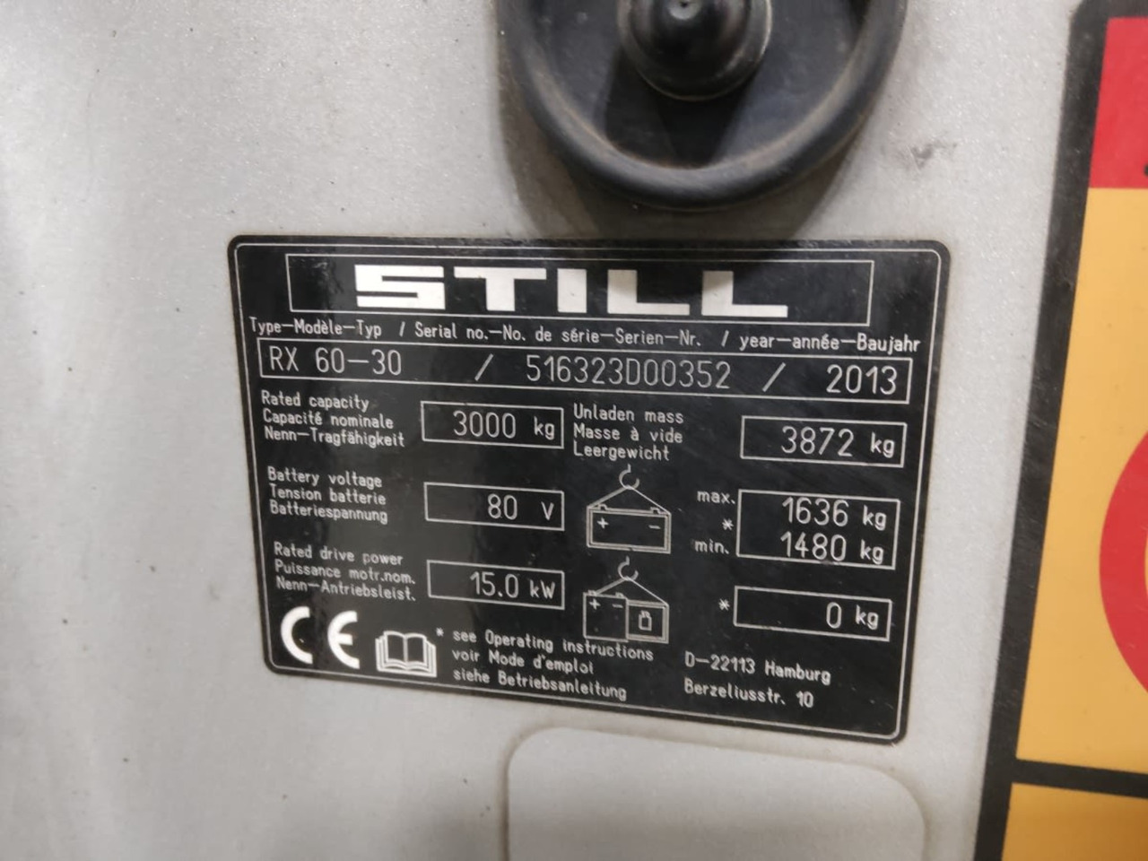STILL RX60-30 - Elektromos targonca: 5 kép. STILL RX60-30 - Elektromos targonca: 5 kép.