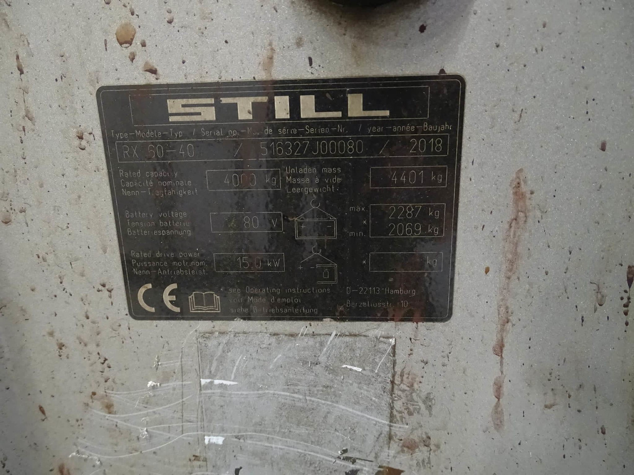 STILL RX60-40 - Elektromos targonca: 2 kép. STILL RX60-40 - Elektromos targonca: 2 kép.