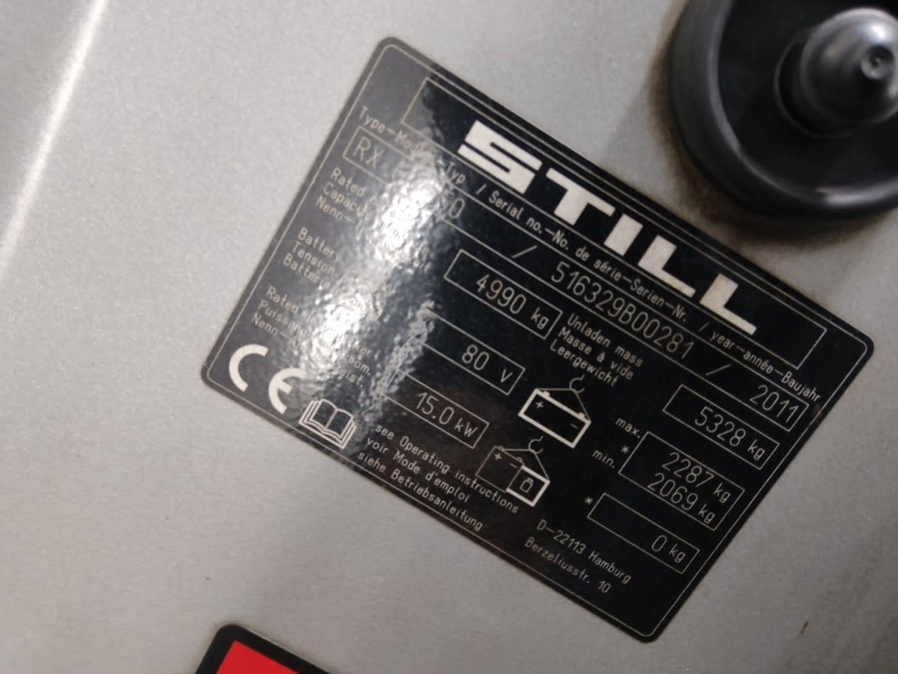 STILL RX60-50 - Elektromos targonca: 3 kép. STILL RX60-50 - Elektromos targonca: 3 kép.