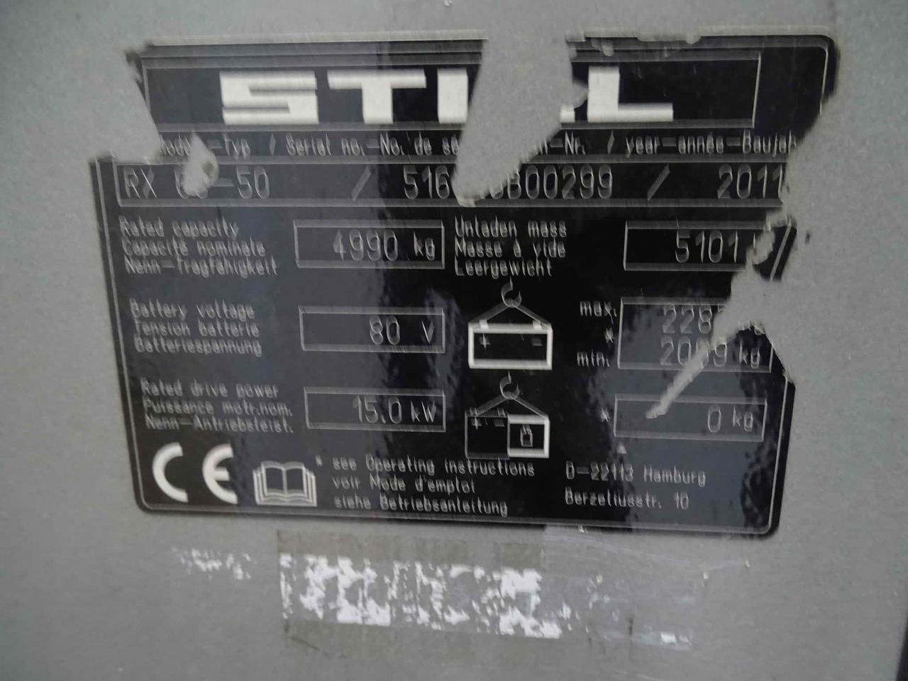 STILL RX60-50 - Elektromos targonca: 2 kép. STILL RX60-50 - Elektromos targonca: 2 kép.
