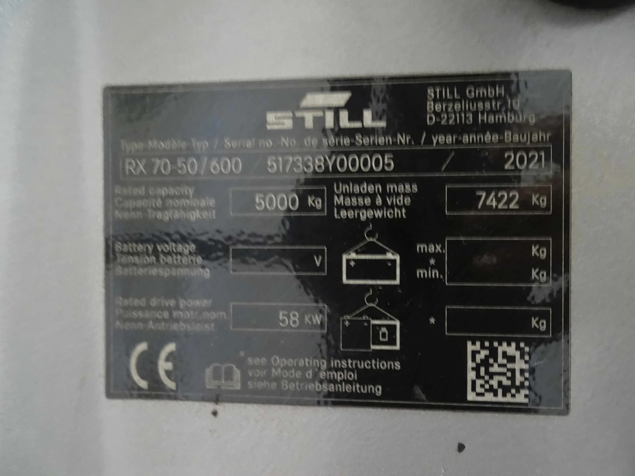 STILL RX70-50T/600 - Dízel targonca: 5 kép. STILL RX70-50T/600 - Dízel targonca: 5 kép.
