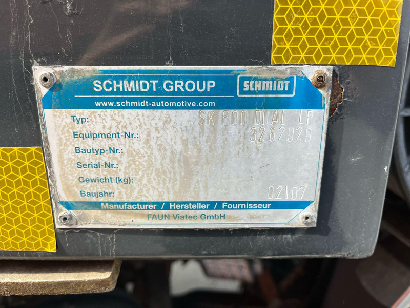 Utcaseprő gép DAF LF 55.180 4x2 Schmidt SK 600 Dual LP: 15 kép.