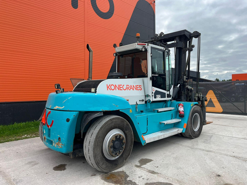 KONECRANES MV 12-1200 C RATED CAPACITY: 12000 kg / LIFTING HEIGHT: 4000 mm / CENTRAL LUBRICATION - Dízel targonca: 5 kép. KONECRANES MV 12-1200 C RATED CAPACITY: 12000 kg / LIFTING HEIGHT: 4000 mm / CENTRAL LUBRICATION - Dízel targonca: 5 kép.