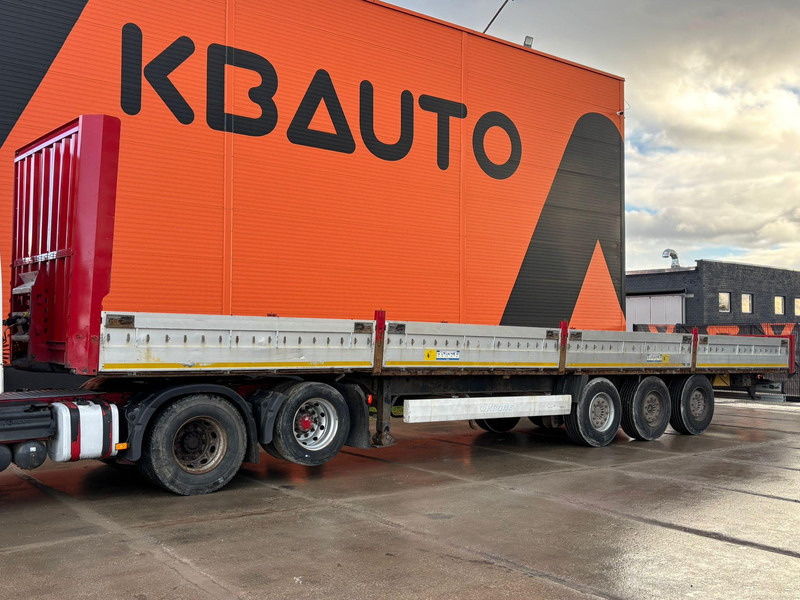 Krone SDP 27 PLATFORM L=13663 mm / SAF AXLES - Platós félpótkocsi: 1 kép. Krone SDP 27 PLATFORM L=13663 mm / SAF AXLES - Platós félpótkocsi: 1 kép.