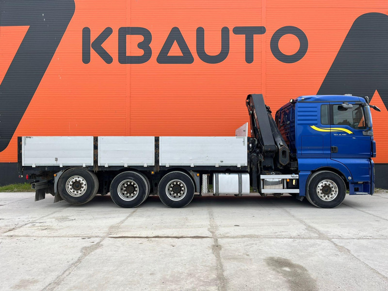 MAN TGX 35.480 8x4*4 HIAB 288E-7 / PLATFORM L=6397 mm - Platós teherautó, Darus autó: 5 kép. MAN TGX 35.480 8x4*4 HIAB 288E-7 / PLATFORM L=6397 mm - Platós teherautó, Darus autó: 5 kép.