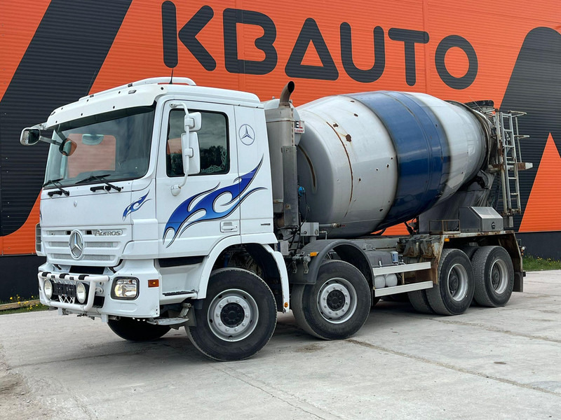 Mercedes-Benz Actros 3241 8x4 MSM 9M 10m3 / FULL STEEL / HUB REDUCTION / CHUTE - Betonmixer: 1 kép. Mercedes-Benz Actros 3241 8x4 MSM 9M 10m3 / FULL STEEL / HUB REDUCTION / CHUTE - Betonmixer: 1 kép.