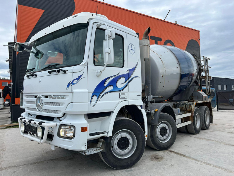 Mercedes-Benz Actros 3241 8x4 MSM 9M 10m3 / FULL STEEL / HUB REDUCTION / CHUTE - Betonmixer: 2 kép. Mercedes-Benz Actros 3241 8x4 MSM 9M 10m3 / FULL STEEL / HUB REDUCTION / CHUTE - Betonmixer: 2 kép.