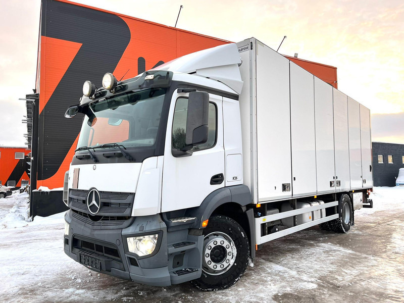 Mercedes-Benz Antos 1830 4x2 EURO 6 ! / BOX L=7593 mm - Dobozos felépítményű teherautó: 2 kép. Mercedes-Benz Antos 1830 4x2 EURO 6 ! / BOX L=7593 mm - Dobozos felépítményű teherautó: 2 kép.