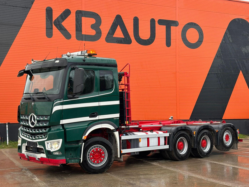 Mercedes-Benz Arocs 3251 8x4*4 JOAB L24 - 24 ton / L=5800 mm - Horgos rakodó teherautó: 1 kép. Mercedes-Benz Arocs 3251 8x4*4 JOAB L24 - 24 ton / L=5800 mm - Horgos rakodó teherautó: 1 kép.