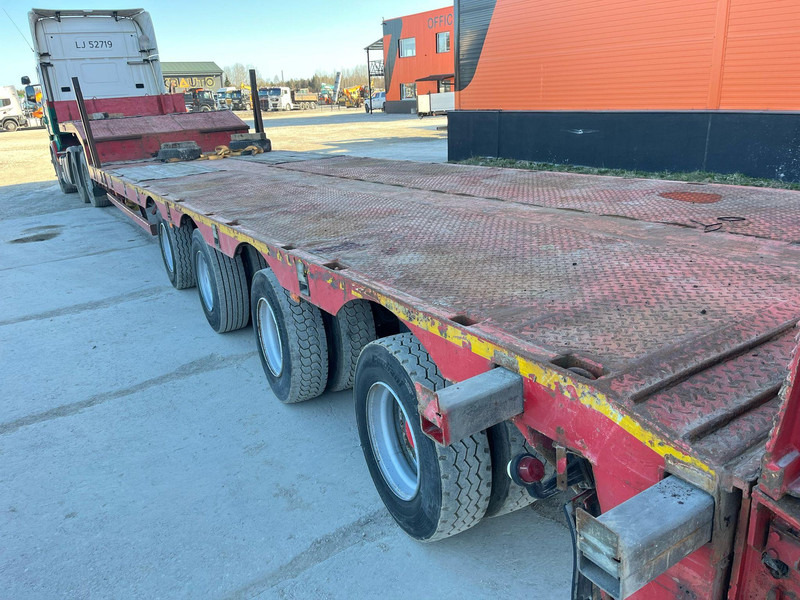 Félpótkocsi mélybölcsős Nooteboom MCO-58-04V PLATFORM 9900 mm + 6100 + 6400 mm EXTENDABLE / LOADING HEIGHT 860 mm / ALL STEERED AXLES: 11 kép.