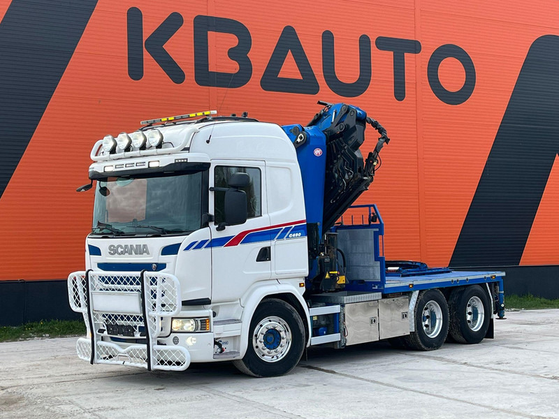 Scania G 490 6x2 HMF 5020 K6 + JIB / RETARDER - Nyergesvontató: 2 kép. Scania G 490 6x2 HMF 5020 K6 + JIB / RETARDER - Nyergesvontató: 2 kép.