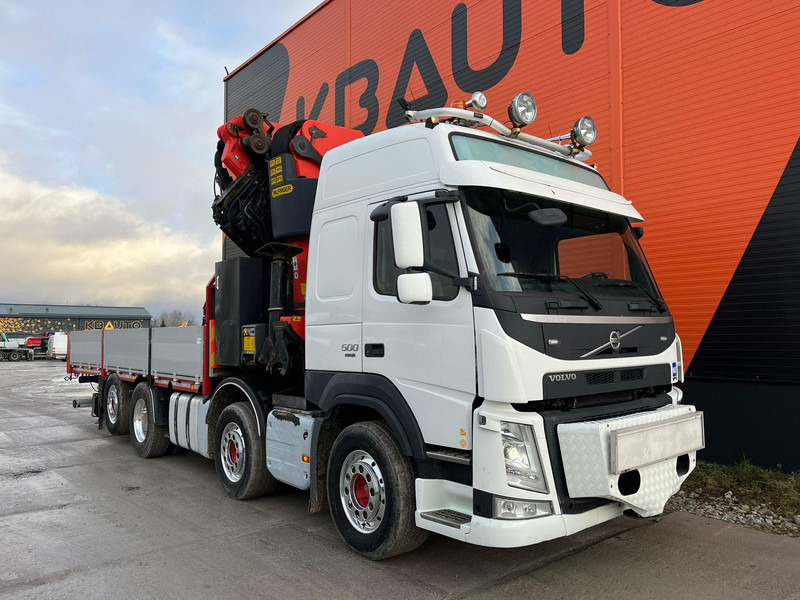 Volvo FM 500 8x2*6 COMBI / EXTENDABLE PLATFORM + TRACTOR / PK65002 + JIB + WINCH / PLATFORM L=6498 mm - Nyergesvontató: 4 kép. Volvo FM 500 8x2*6 COMBI / EXTENDABLE PLATFORM + TRACTOR / PK65002 + JIB + WINCH / PLATFORM L=6498 mm - Nyergesvontató: 4 kép.