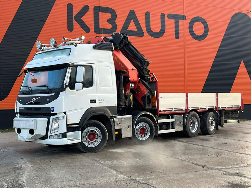 Volvo FM 500 8x2*6 COMBI / EXTENDABLE PLATFORM + TRACTOR / PK65002 + JIB + WINCH / PLATFORM L=6498 mm - Nyergesvontató: 2 kép. Volvo FM 500 8x2*6 COMBI / EXTENDABLE PLATFORM + TRACTOR / PK65002 + JIB + WINCH / PLATFORM L=6498 mm - Nyergesvontató: 2 kép.