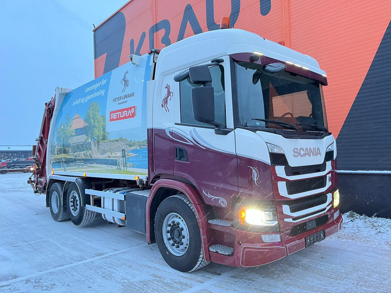 Scania G 370 6x2/4 NTM KGH-HB 21 m3 - Szemetesautó: 4 kép. Scania G 370 6x2/4 NTM KGH-HB 21 m3 - Szemetesautó: 4 kép.