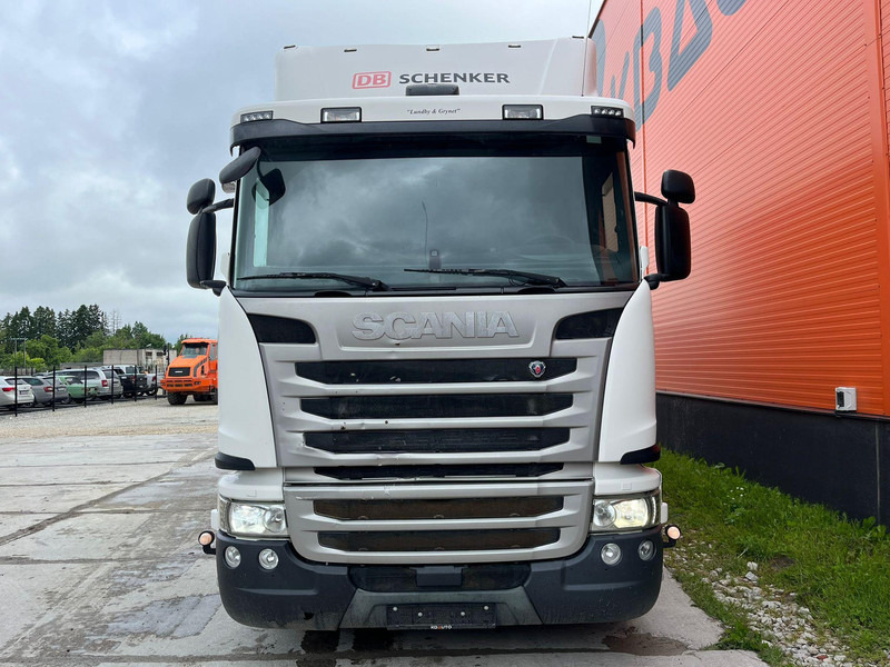 Scania G 450 6x2*4 RETARDER / BOX L=7360 mm - Dobozos felépítményű teherautó: 2 kép. Scania G 450 6x2*4 RETARDER / BOX L=7360 mm - Dobozos felépítményű teherautó: 2 kép.