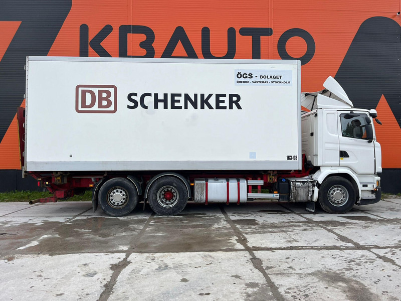 Scania G 450 6x2*4 RETARDER / BOX L=7360 mm - Dobozos felépítményű teherautó: 4 kép. Scania G 450 6x2*4 RETARDER / BOX L=7360 mm - Dobozos felépítményű teherautó: 4 kép.